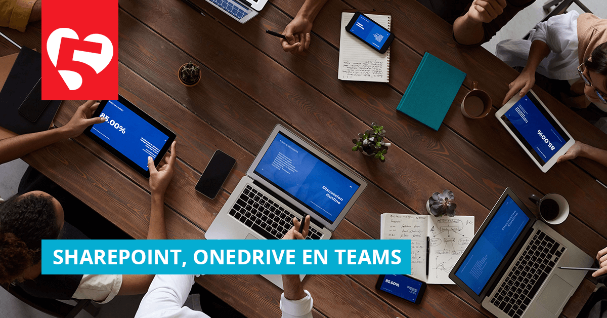 Samenwerken Met SharePoint, OneDrive En Microsoft Teams | Vijfhart